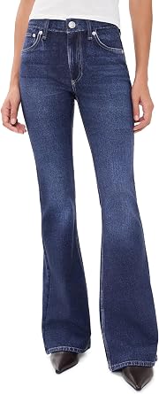 rag & bone Womens Rb Miramar Ponte Dahlia Flare Pants
