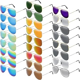 25 Pairs Polarized Round Sunglasses Sunglasses Retro Oversized Vintage Sunglasses for Women Men Metal Frame Sunglasses