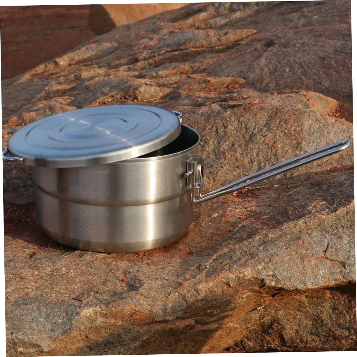 Portapranzo Bento Rotondo 1 Pz in Acciaio Inox Argento | Design Sigillato, Portatile e Compatto, Leggero per Picnic e Asporto, Stile Semplice per Adulti e Ragazzo Ragazza
