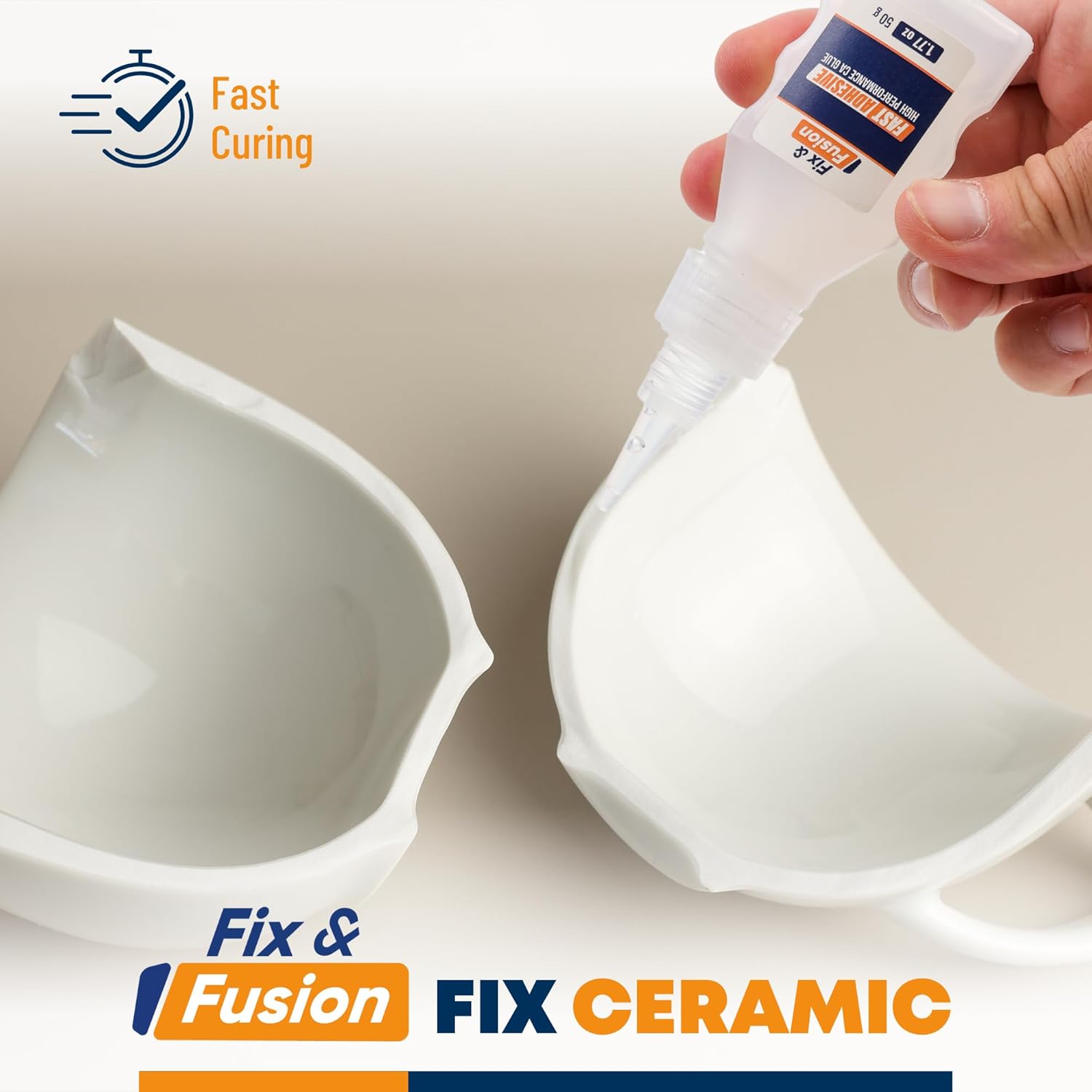 FIX & FUSION Ca Super Glue (1.77 Oz) with Activator Spray (6.76 Fl Oz) Set, Fast Adhesive/Cyanoacrylate Glue & Instant Activator for Woodworking, Plastic, Rubber, Granite, DIY & Industrial, (4 Pack)