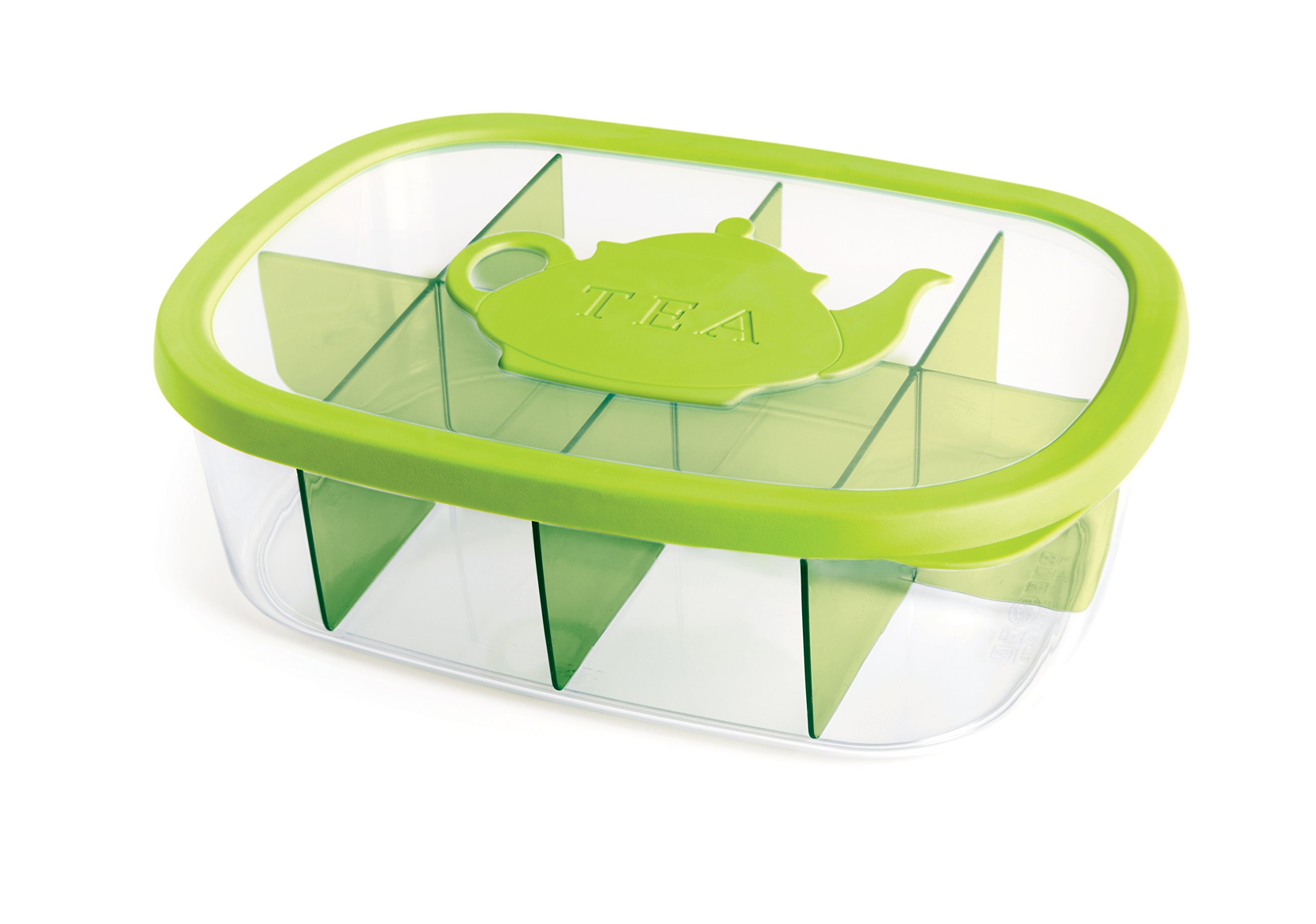 Buy SNIPS SN000232 TEA BAG AIRTIGHT STORAGE BOX WITH REMOVABLE DIVIDERS, 11.22" X 8.07" X 1.77