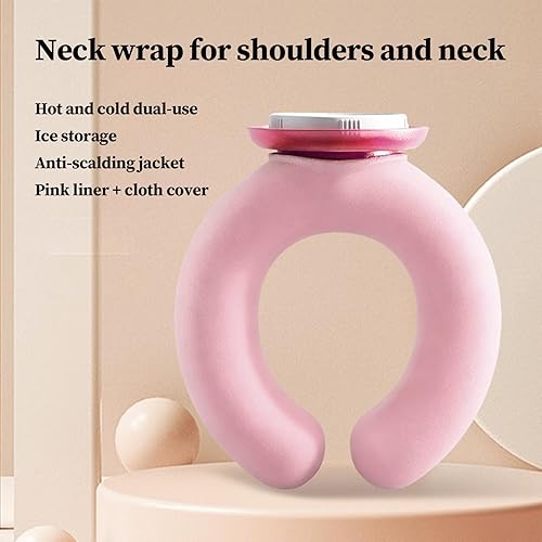 Miniatura 6 de Almohadilla térmica para el cuello  Almohadilla de enfriamiento cálida  Botella de agua caliente para el cuello  para mujeres, familia, hogar,