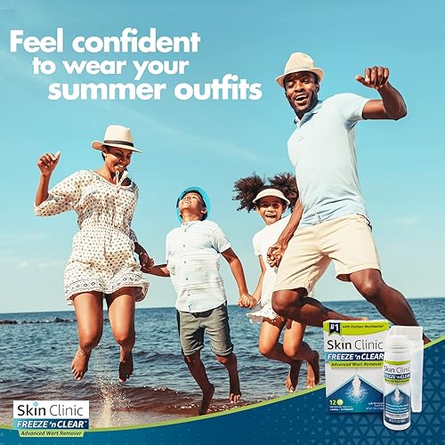 Miniatura 6 de Skin Clinic FREEZE 'n CLEAR™ Removedor de verrugas avanzado, resistente a las verrugas, suave con la piel, (12 aplicadores de precisión)