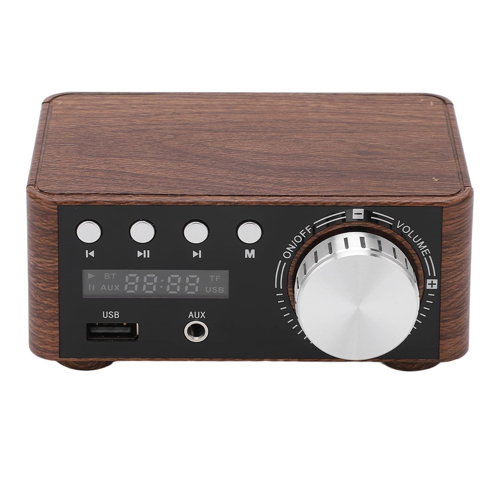 Mini Amplificateur Audio de Ampli Bluetooth 5.0, Amplificateur HiFi Numérique Stéréo 2 Canaux 50W et 50W avec Entrée USB