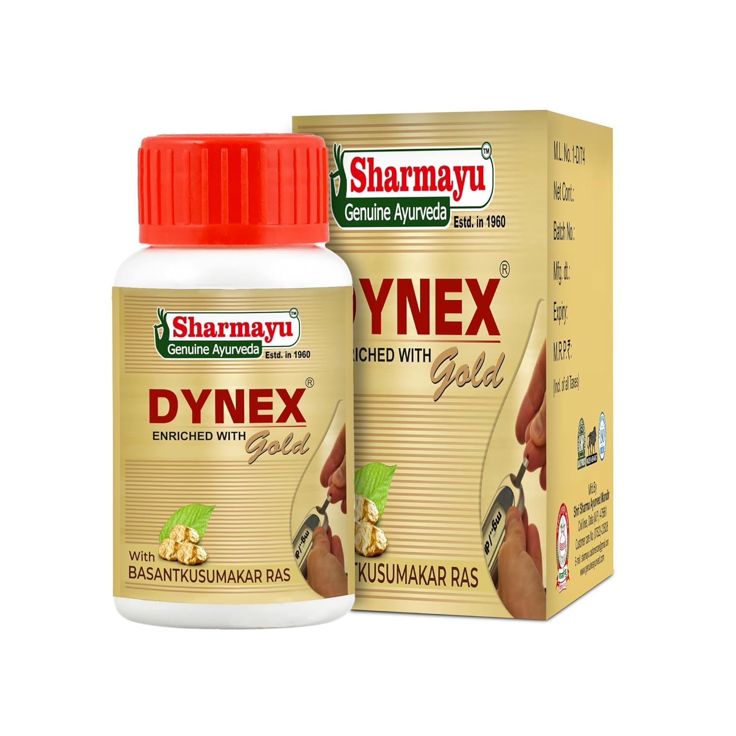 Sharmayu Dynex Gold, 60 Capsules – 12B