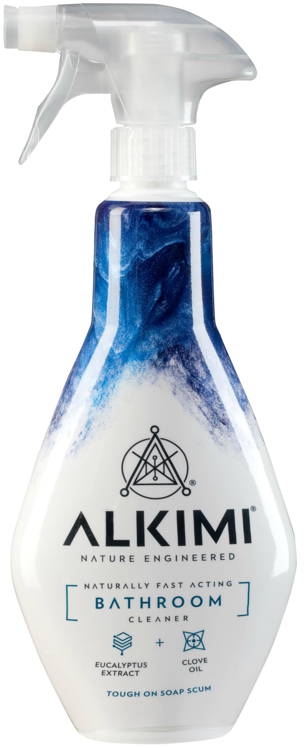 ALKIMI Bathroom Cleaner Spray – Nature-Engineered Bath and Shower Cleaner Antibacterial Spray – Powerful Natural Antibacterial Cleaning Spray