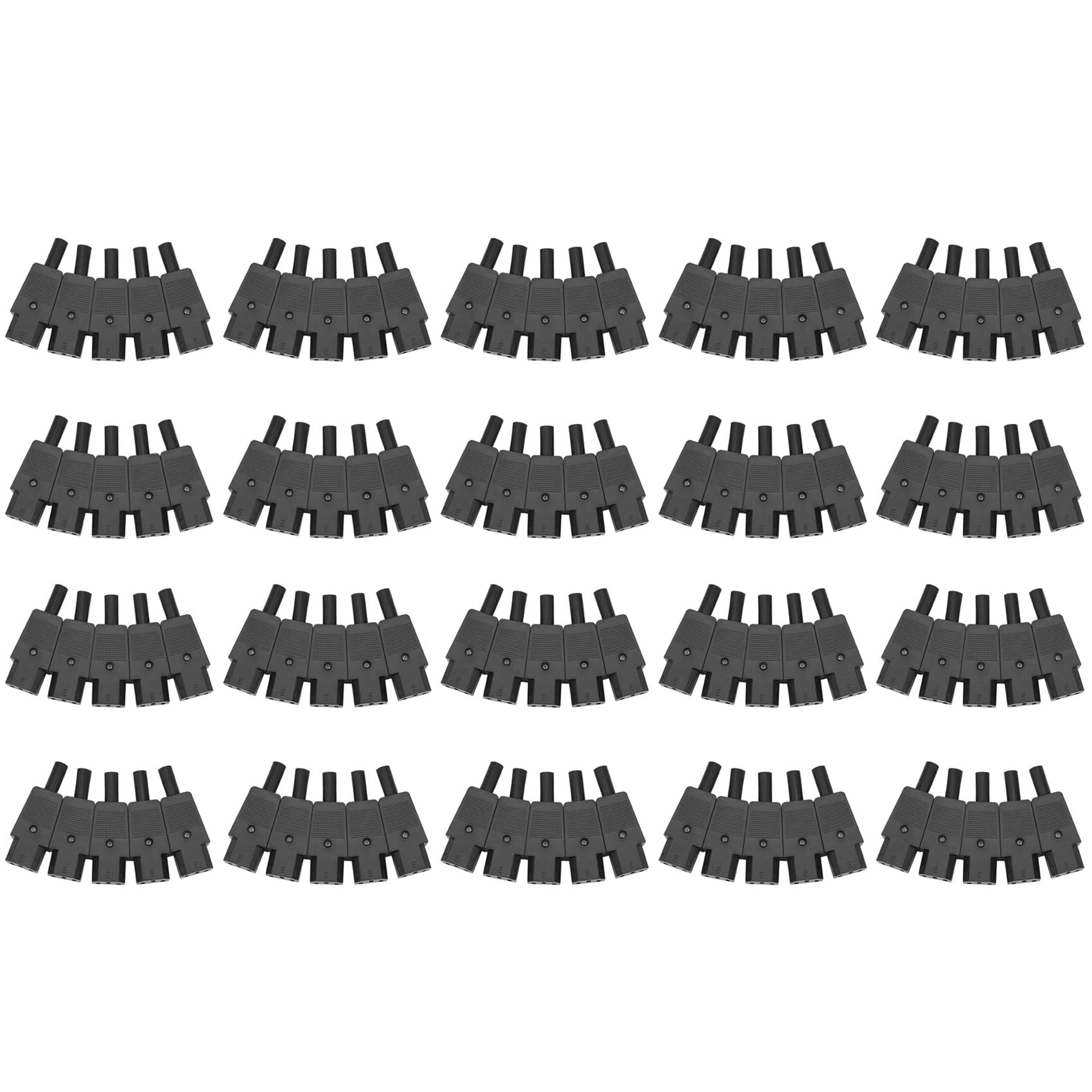 100PZ Connettore Iec 325 C13 Femmina Adattatore Presa Pin Connettore di Alimentazione Presa