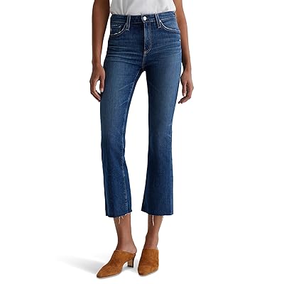 AG Jeans Farrah Mid Rise Crop Boot Jeans in 11 Years Memory Women