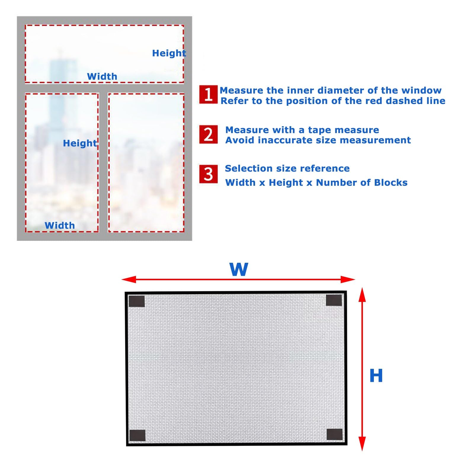 Kit De Film Fenêtre Et Bande Magnétique, Pare-Soleil Fenêtre en Aluminium