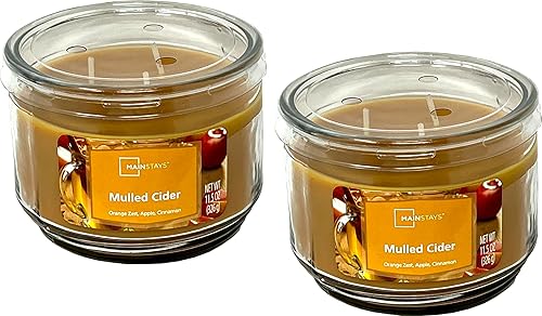 Miniatura 5 de Mainstays - Vela perfumada de 11.5 onzas, paquete de 2 (Cozy Comfort)