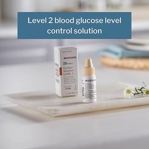 Miniatura 2 de McKesson True METRIX Blood Glucose Testing Control Solution, Level 2, 3 mL Vial, 1 Count