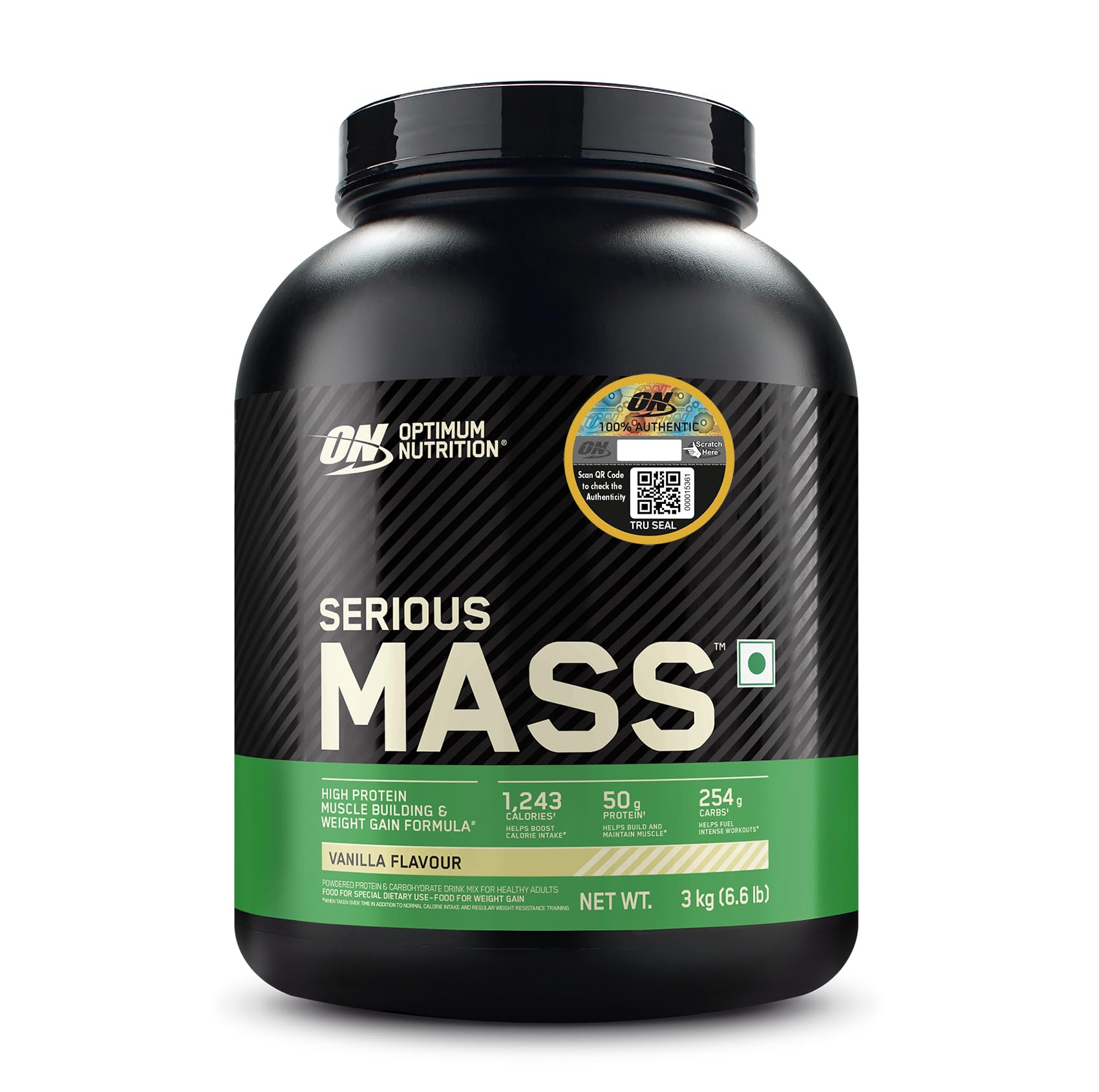 OPTIMUM NUTRITION (ON) Serious Mass Gainer powder (Veg) - Pack of 5 kg (Chocolate), Vitamins & Minerals, High Protein High Calorie Weight Gainer with 3gm Creatine — Amazon image 17