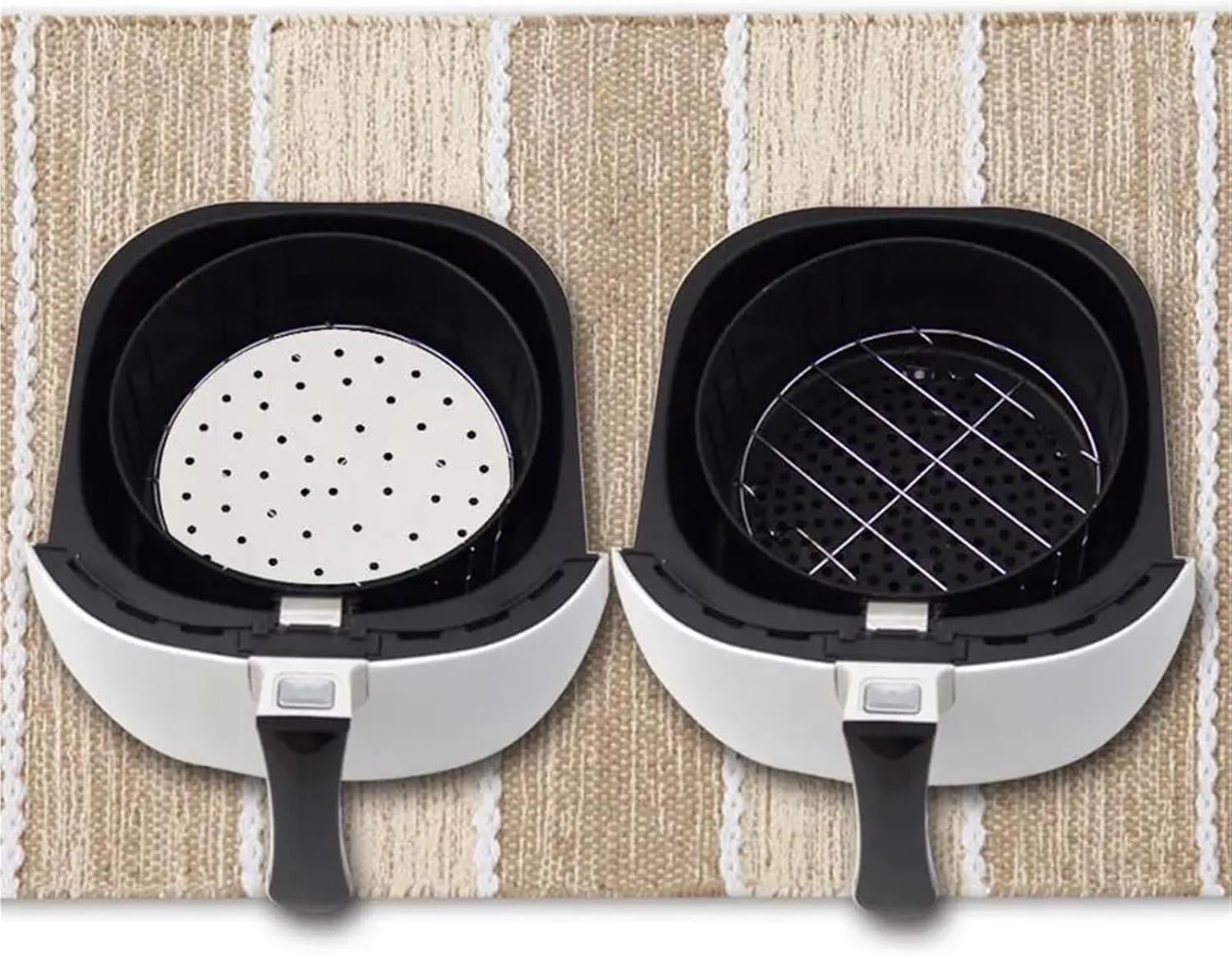 Compatible for 9in Parchment Liners, 200ct Perforated Non-Stick Water Resistant Sheets