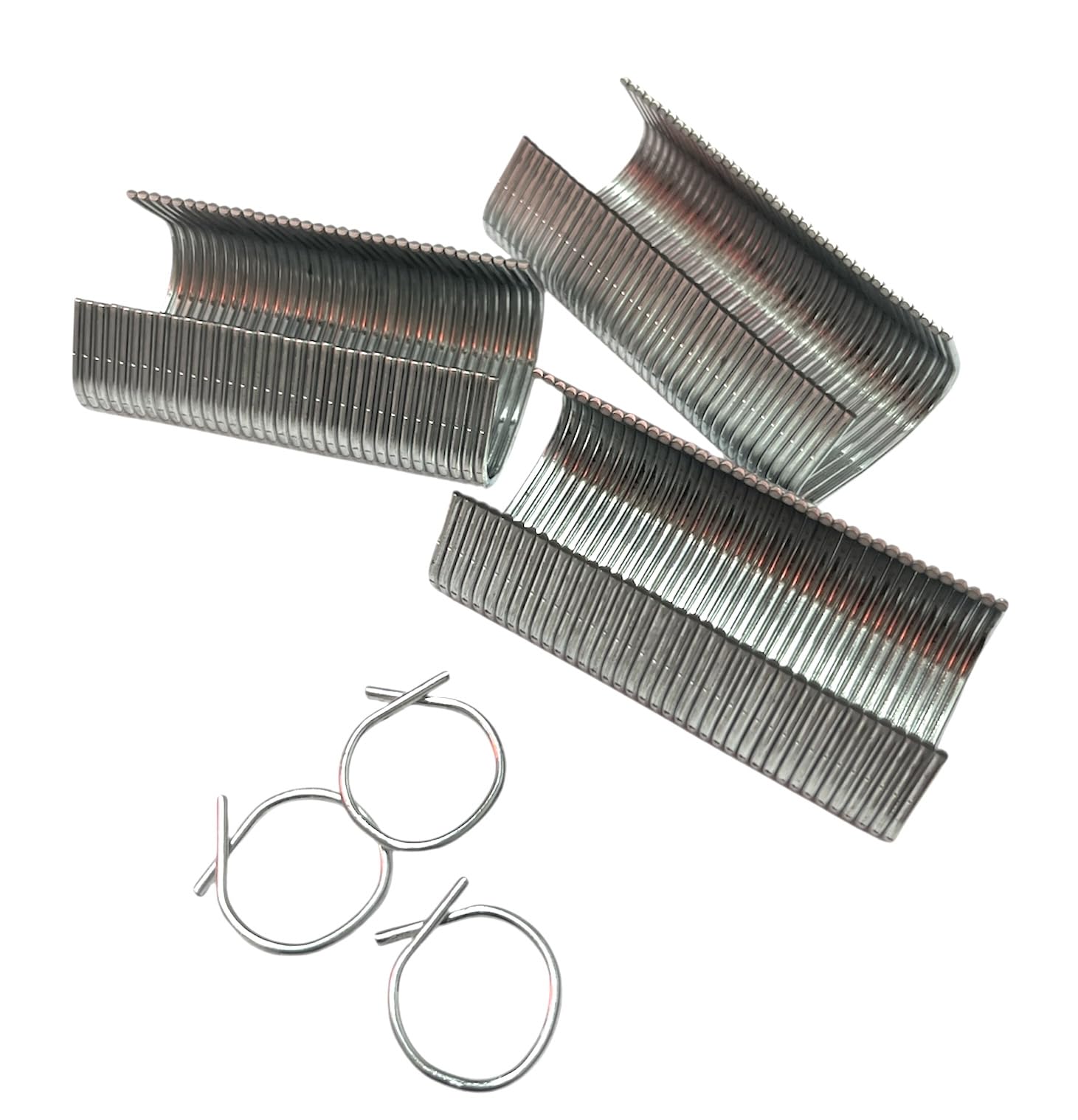 Cucitrice per tubo di irrigazione a goccia 16 mm con scatola di graffette da 590 pz. FJ40+TR40