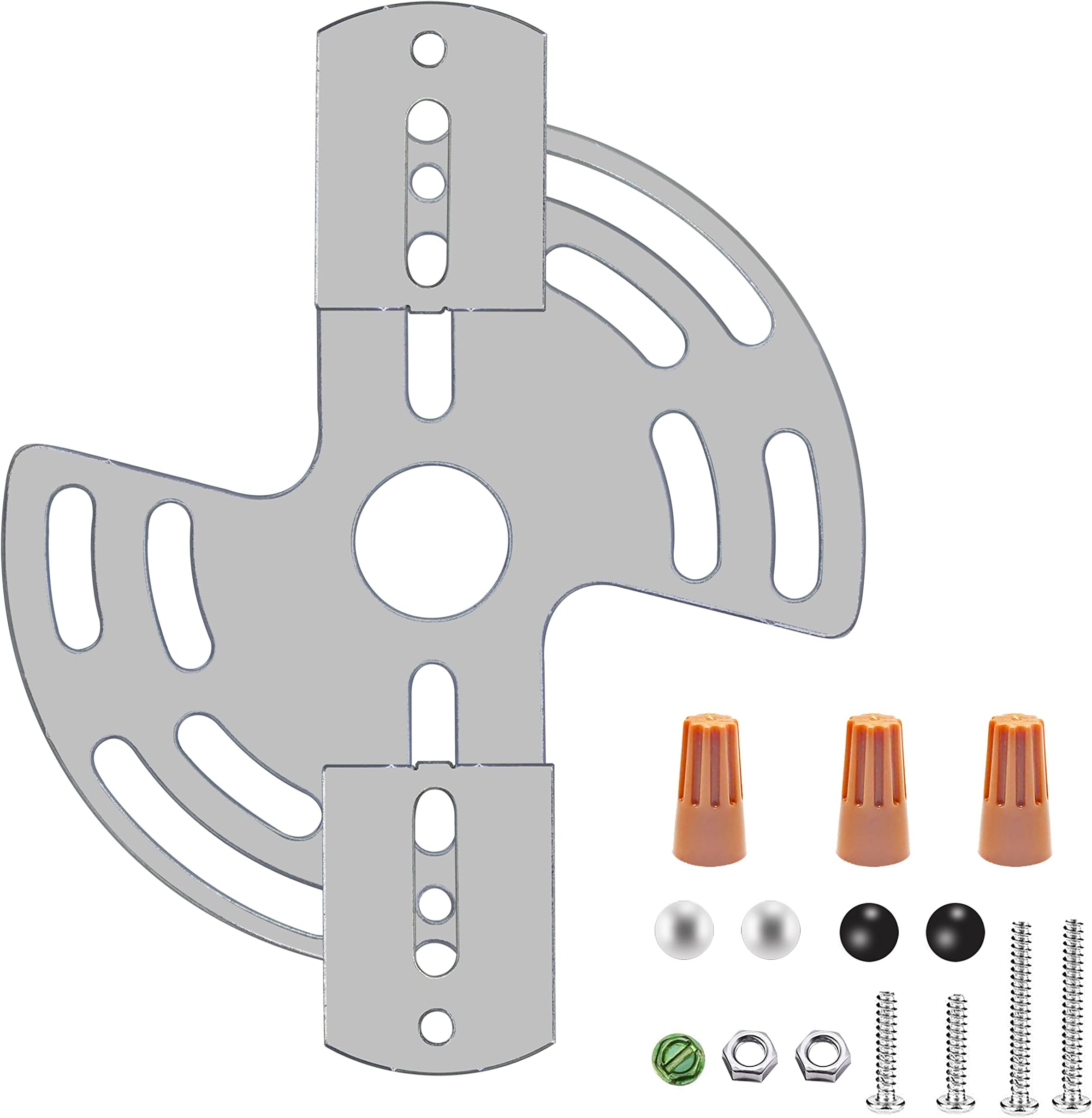 ECUDIS Lighting Adjustable Crossbar with Screws and Nuts