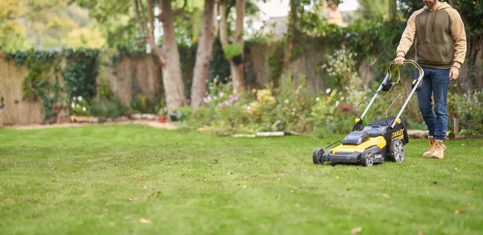 STANLEY Cortacésped autopropulsado V20 Li-Ion 18V sin para taller y automoción para mantener una conexión estable y práctica con medida o especificación 20 L