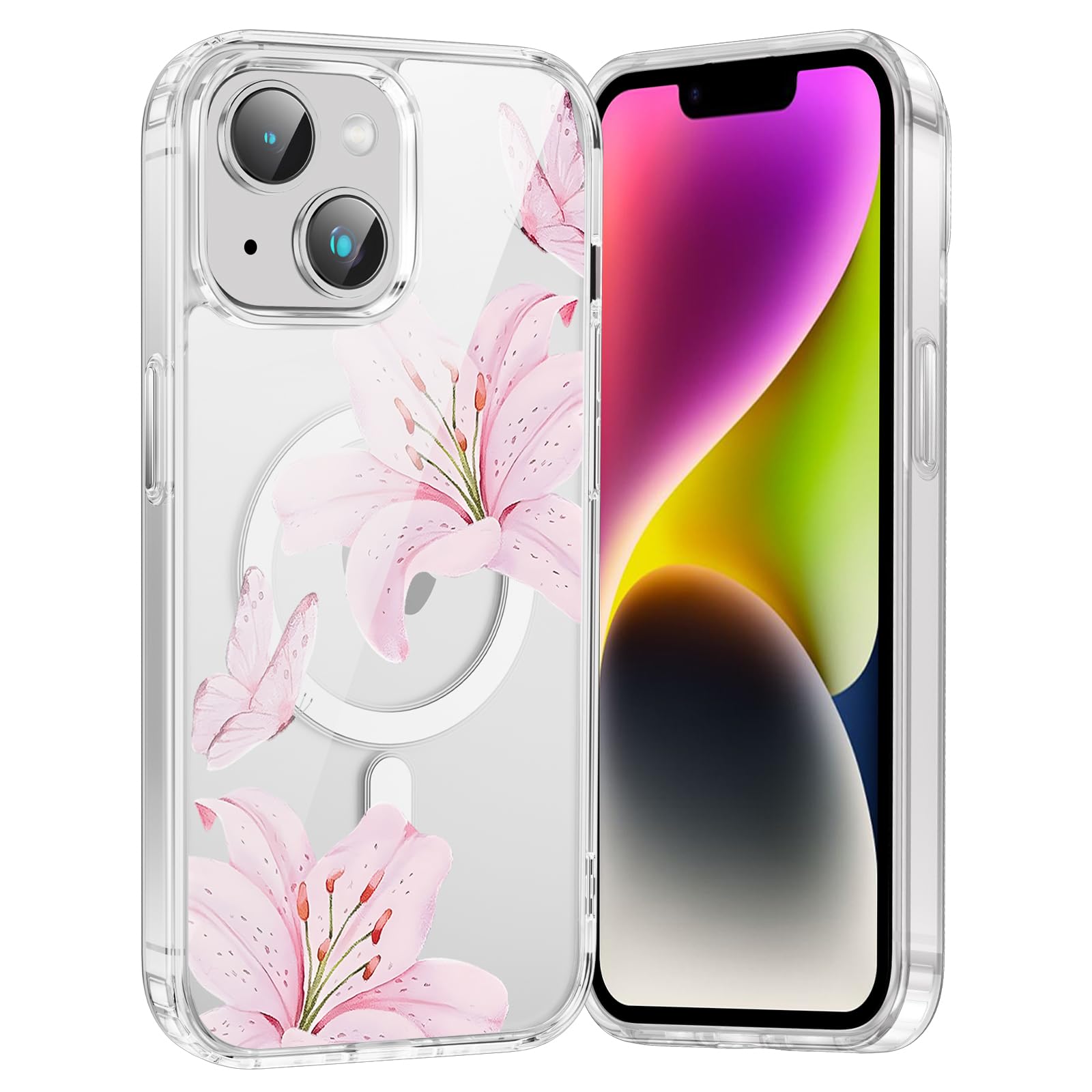 Pepmune Cover per iPhone 15 Compatibile con MagSafe, Viola | Cornice Ondulata Forma Magnetica Custodia. Traslucida Opaca Protettiva Sottile Antiurto Case per Donne Ragazze Pepmune Cover per iPhone 15 Compatibile con MagSafe, Viola | Cornice Ondulata Forma Magnetica Custodia. Traslucida Opaca Protettiva Sottile Antiurto Case per Donne Ragazze
