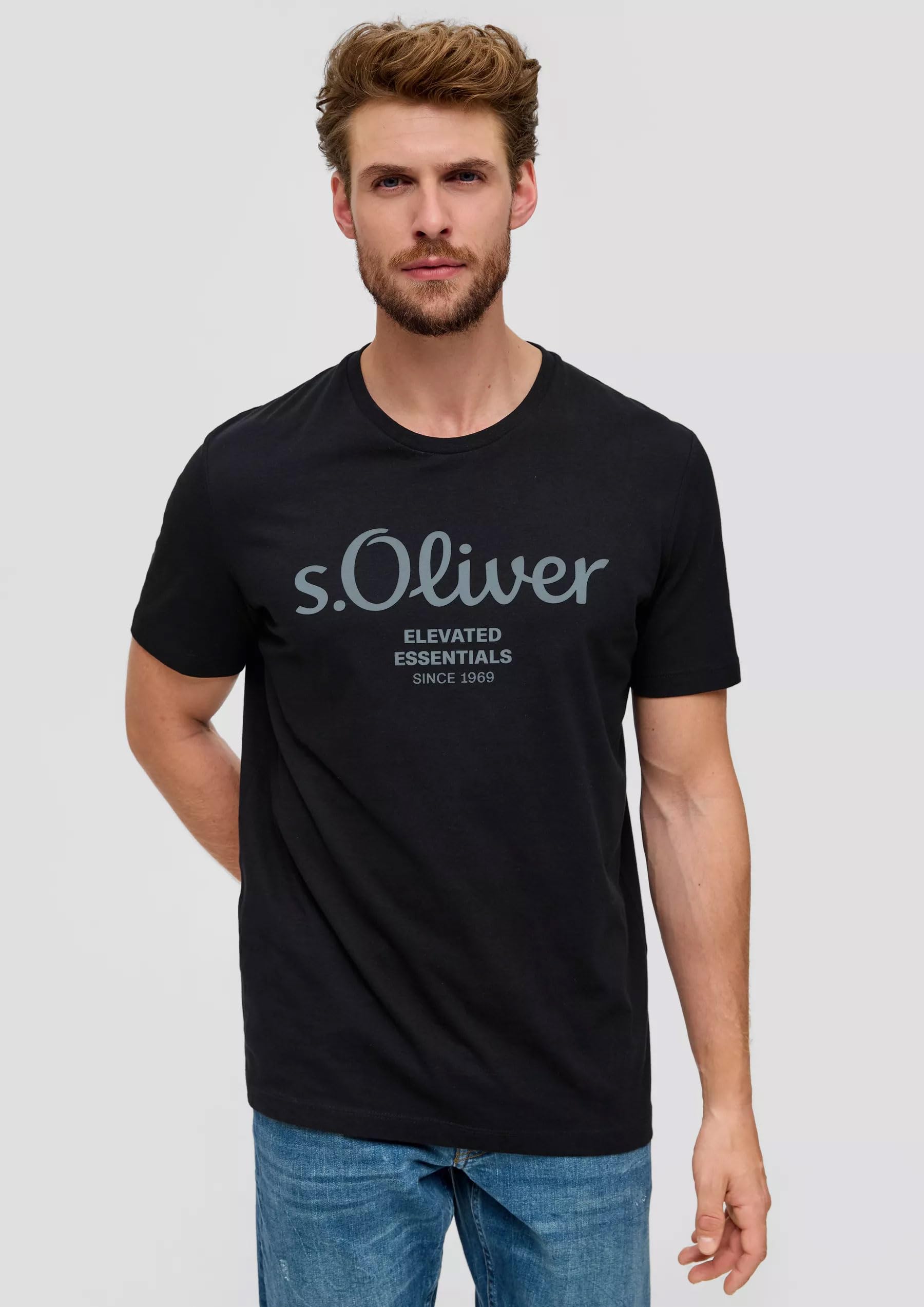 s.Oliver Herren T-Shirt mit Logodruck (DE/NL/SE/PL – Bild 2