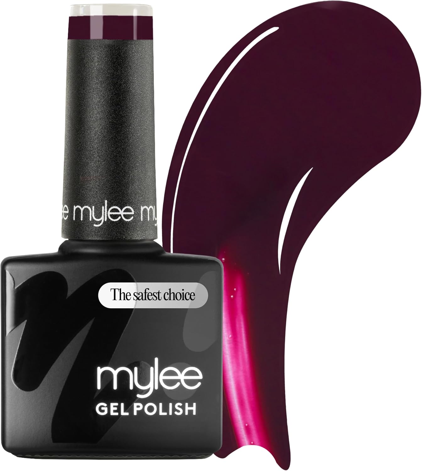 Mylee 8ml półtrwały żelowy lakier do paznokci [Cherry Black] - UV/LED