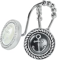 Vista 16 de Cortina para baño de poliéster decorativa con motivos submarinos, cortina para regadera resistente al moho, cortinas para baño con motivos marinos