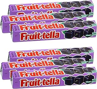 Fruit-Tella Blackcurrant, 6 x 36 g