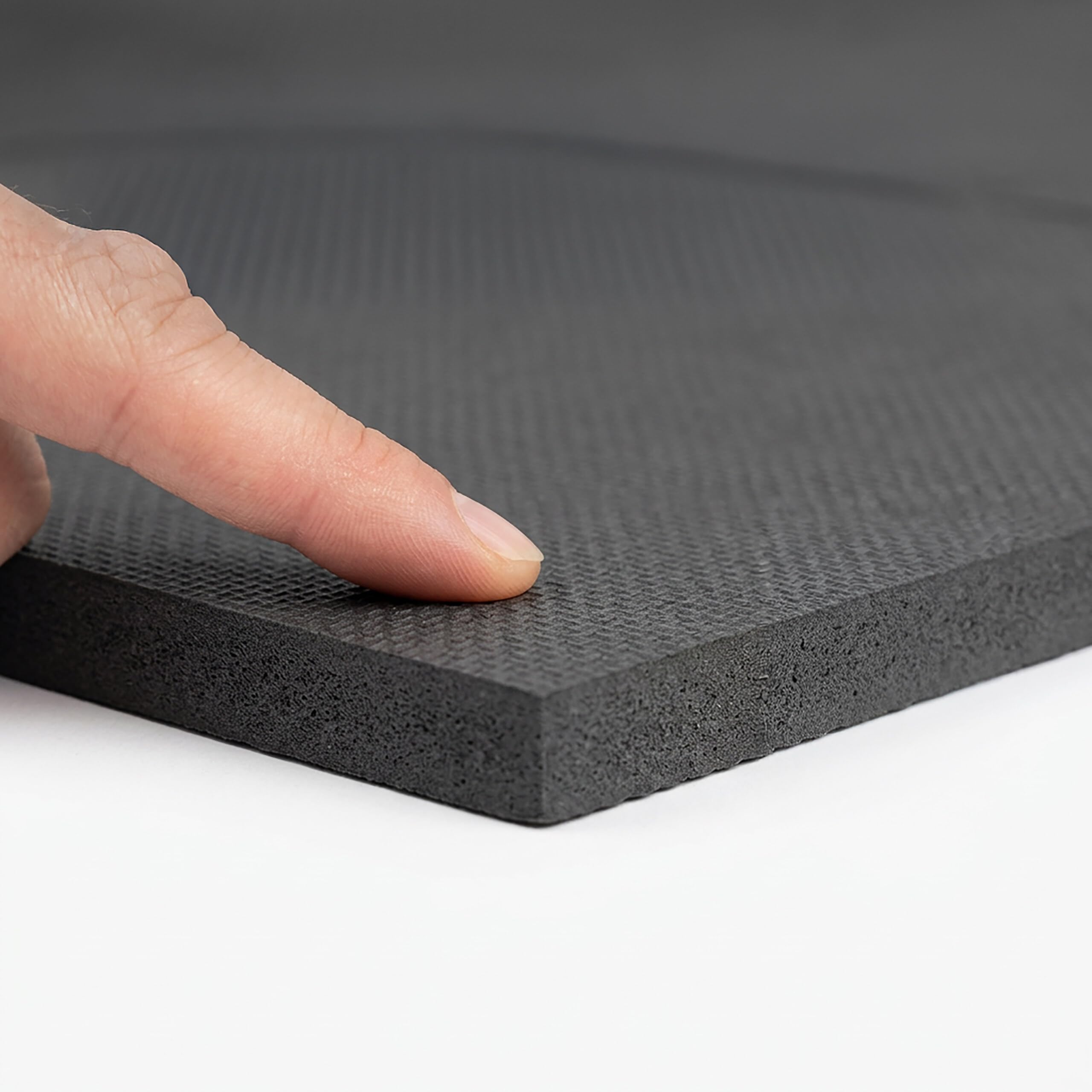 Relaxdays Lot de 17 Tapis de Piscine carrés en Mousse, 0,6 x 216 x 216 cm, Noir