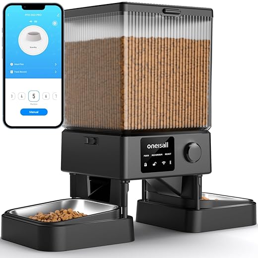 5L 5G Wi‑Fi Feeder for Two Cats