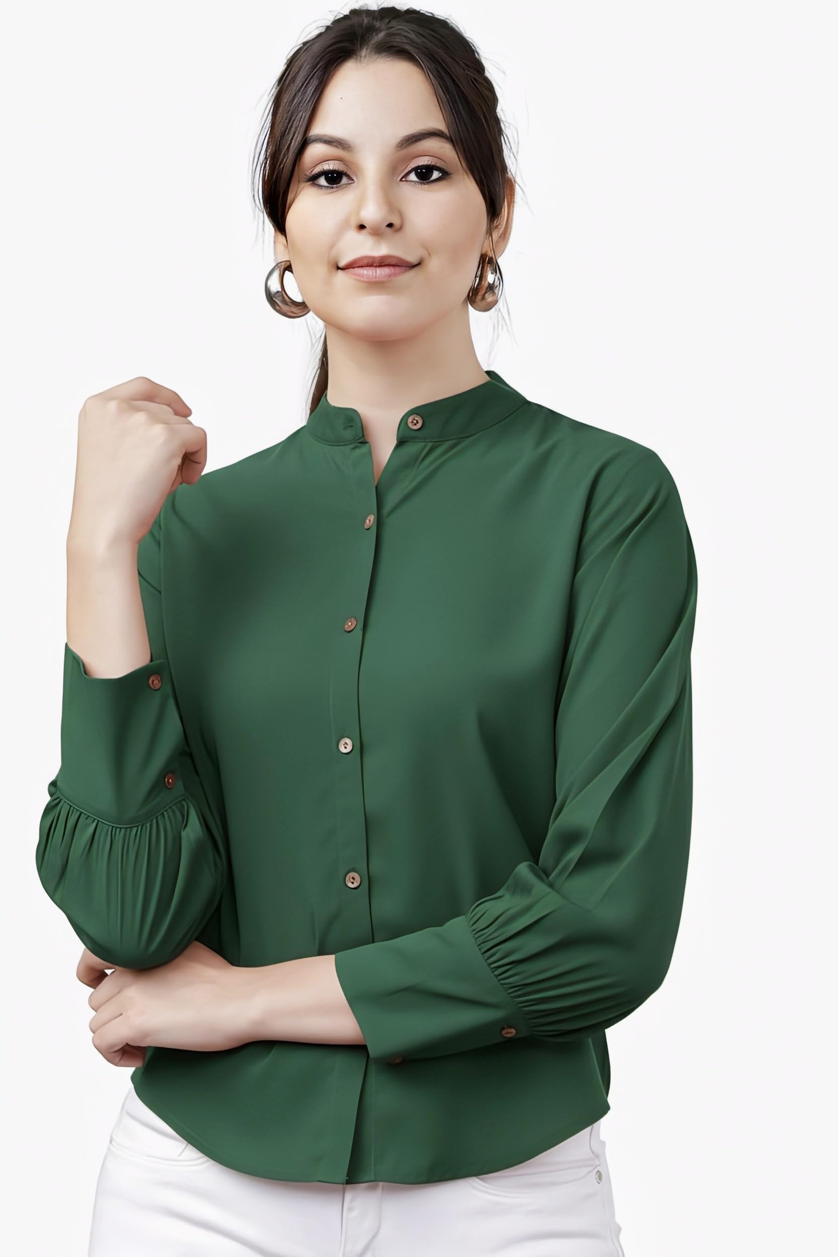 Women’s Rayon Shirt | Soft & Breathable Casual Top-picture-55