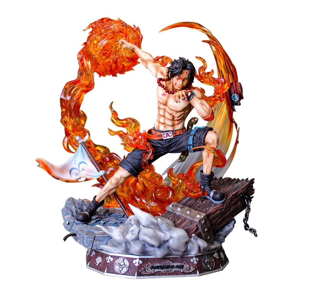 Watch One Piece Portgas D. Ace Commander Whitebeard Action Figure