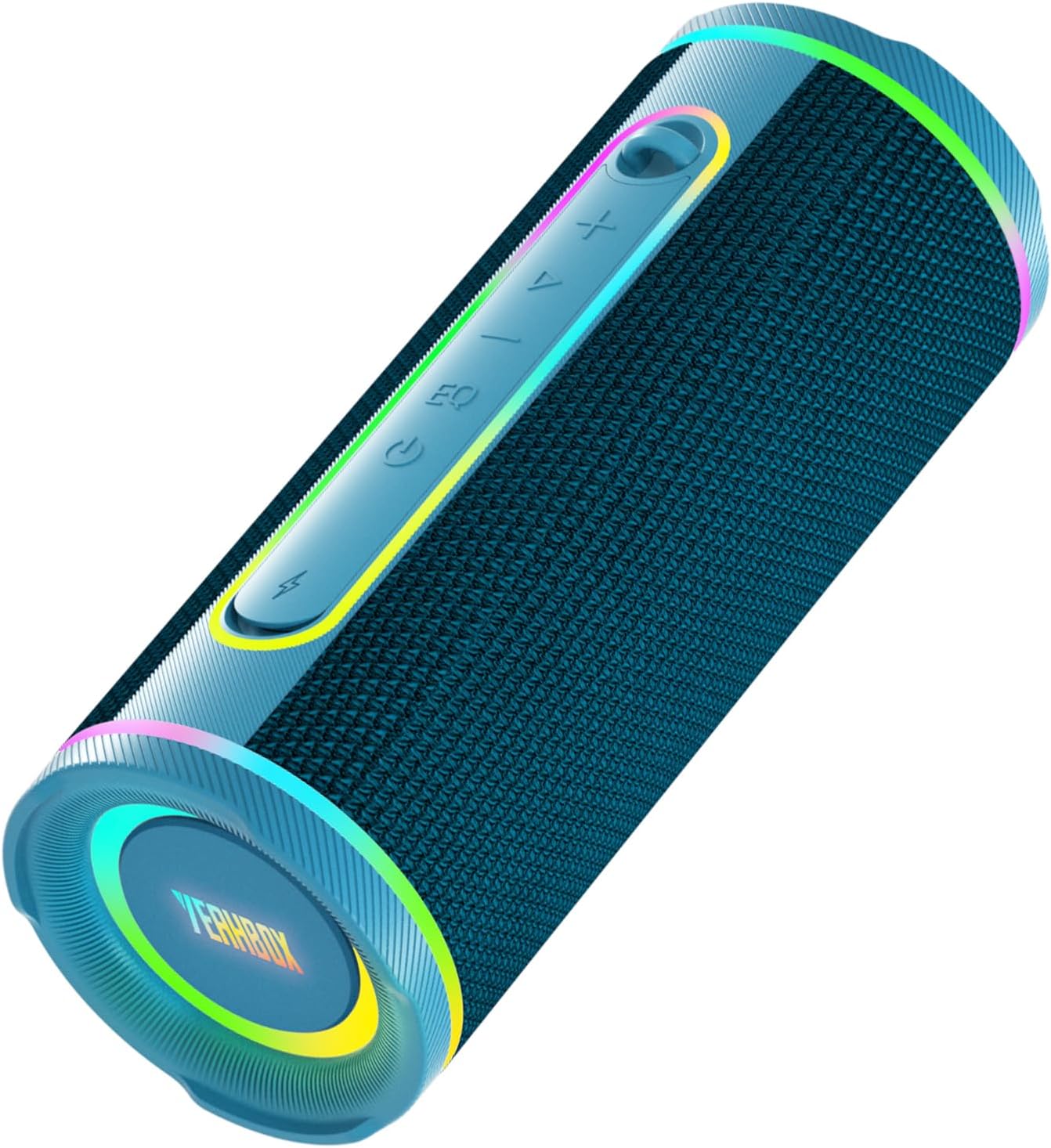 X-Boom Go Portable Bluetooth Speaker, Max 40W Hi-Fi Sound, Dome Tweeter & Track Bass Driver, Dual EQ Modes, IP65 Waterproof, RGB Light Show, TWS Stereo Pairing, Bluetooth 5.4, 10H Playtime