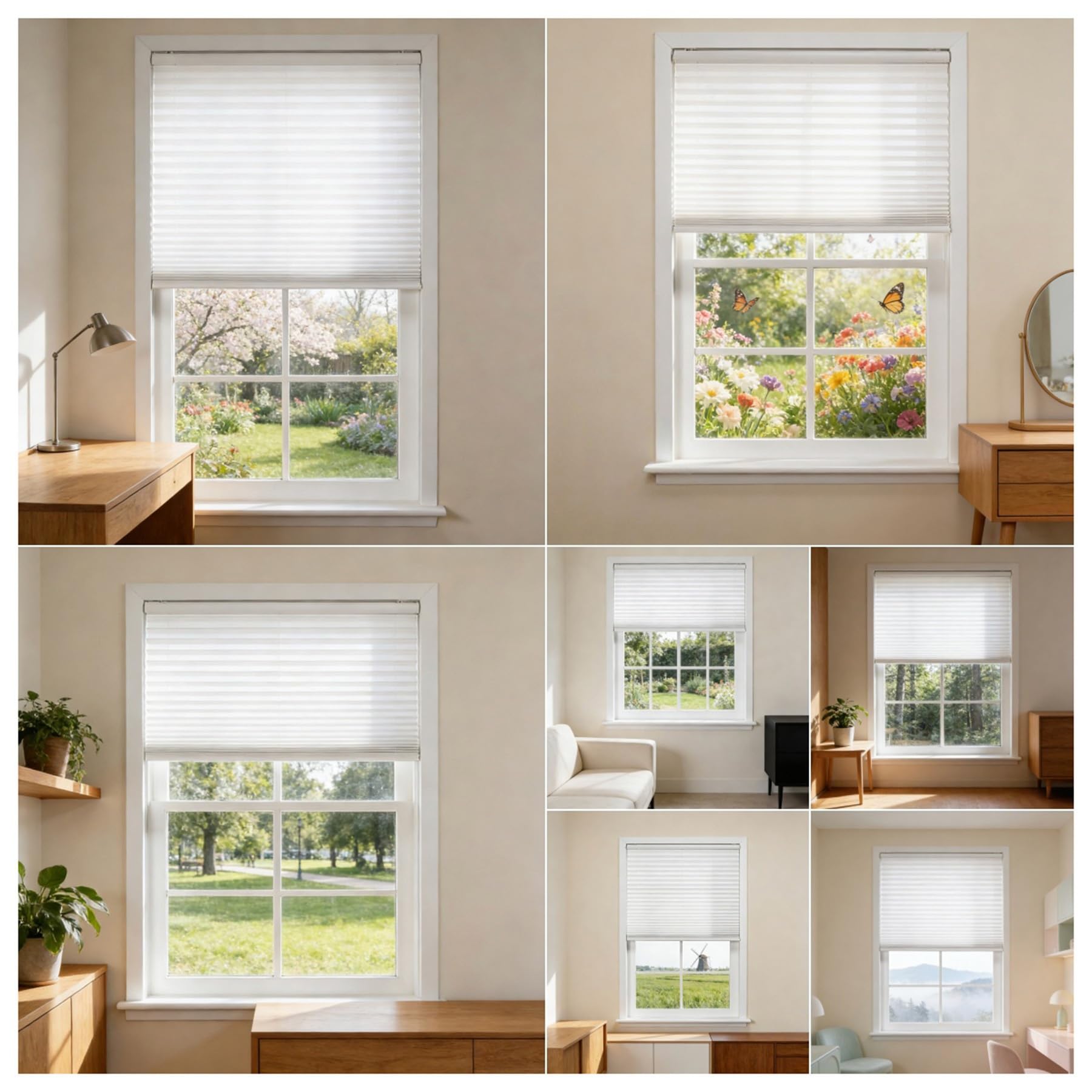 Amazon｜ブラインド 90 x 85 cm 防カビ加工省エネ軽い高耐久通気カ耐水