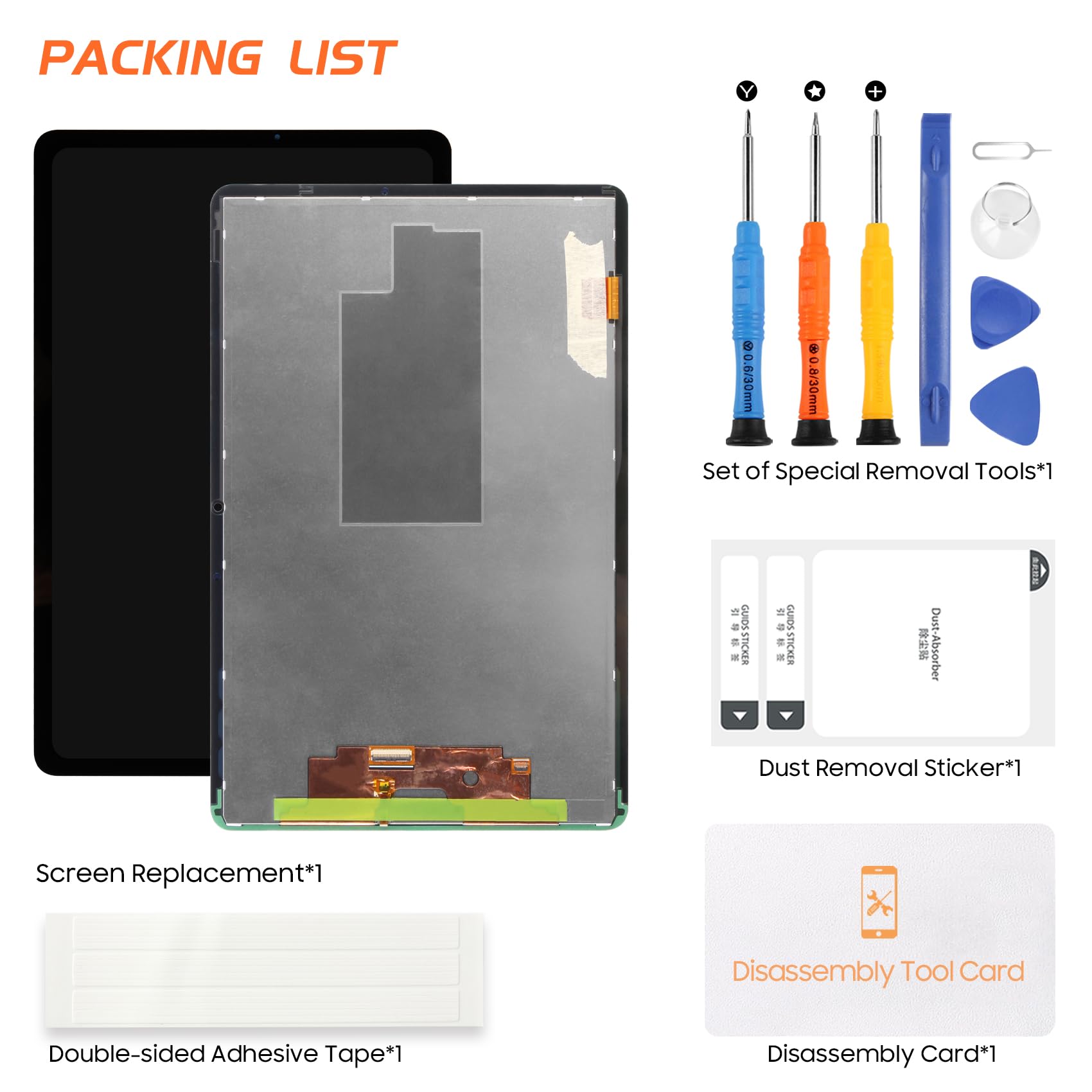 Schermo LCD per Samsung Tab S8 LCD Display per Samsung Galaxy Tab S8 SM-X700 11 Pollici Schermo Sostituzione Digitalizer Touchscreen Assembly Completo con Strumenti, Nero