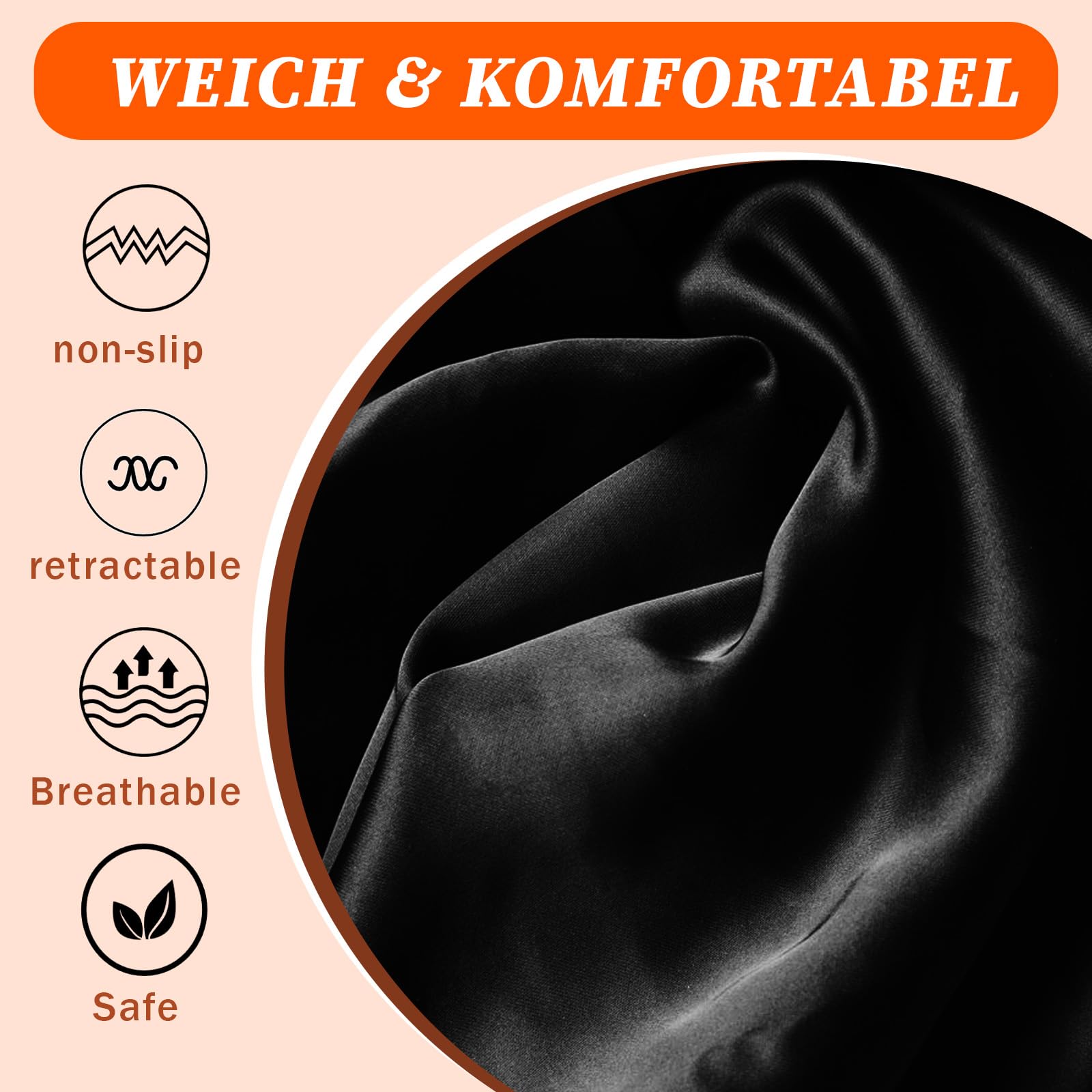 XLIUAX 3 Pcs Wide Headbands for Women Thick Large Head Bands, Soft Ladies Boho Bandanas - Image 4