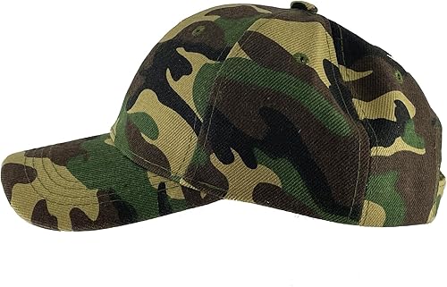 Miniatura 3 de TOP HEADWEAR Sombrero de béisbol ajustable con cierre de velcro para niños en blanco