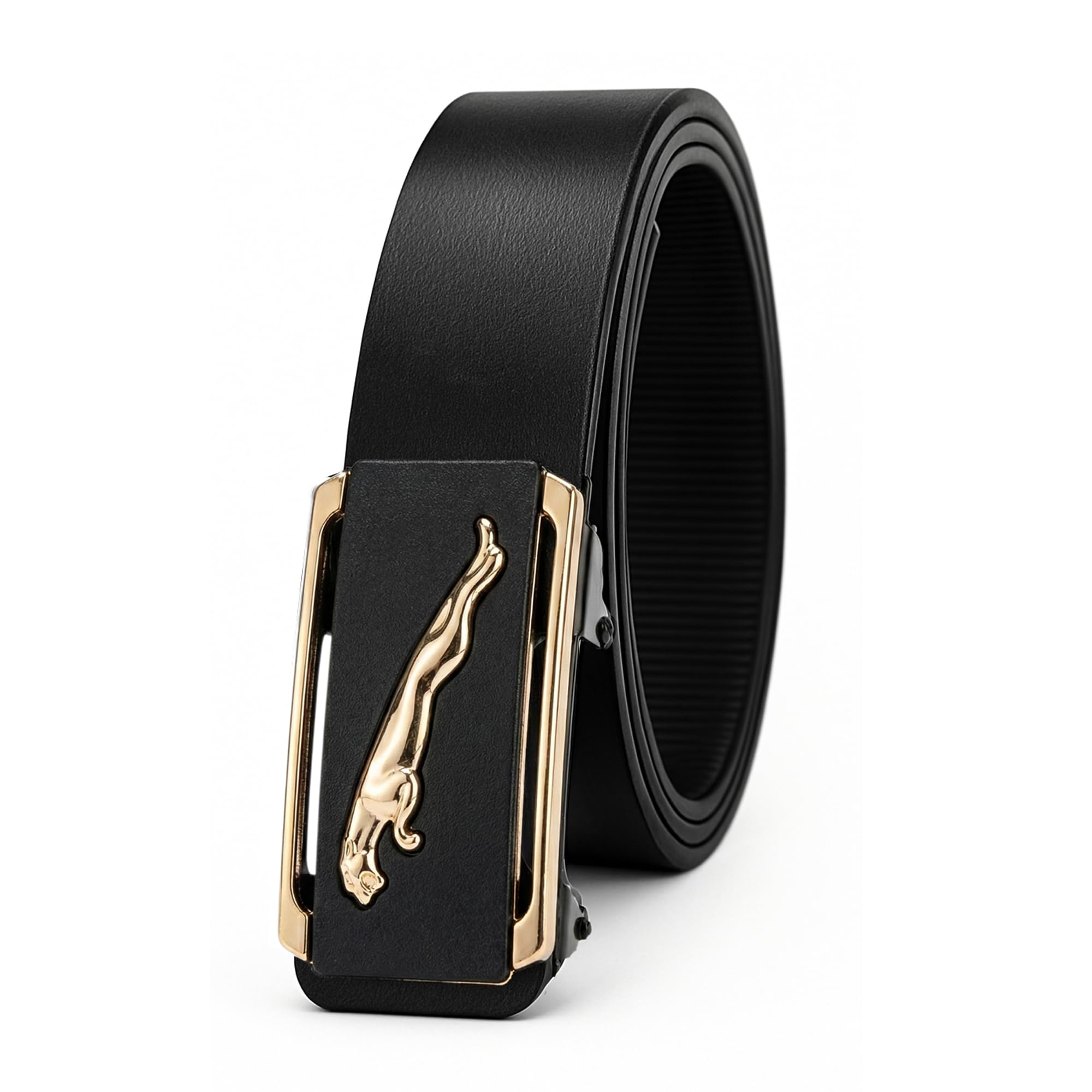 TPU Automatic Slide Belt for Men | 114 cm Flexible Toothless Strap with Auto-Lock Buckle | Hidden Tail Design | Durable Scratch-Resistant Men’s Belt for Formal & Casual Wear-image-49