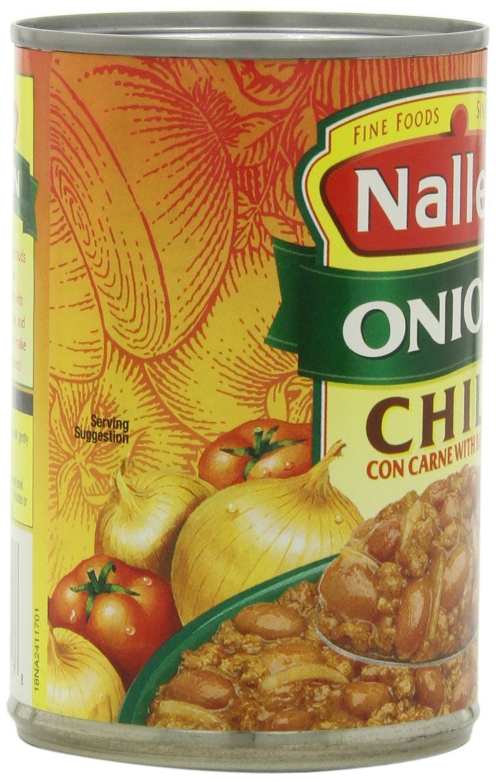 Nalley Onion Chili Con Carne with Beans, 14-ounce Cans (Pack of 6)