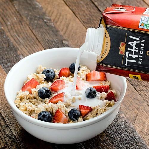 Miniatura 8 de Thai Kitchen Leche de coco sin azúcar Lite (resellable, sin lácteos, ingredientes simples), 25.36 onzas líquidas (paquete de 6)