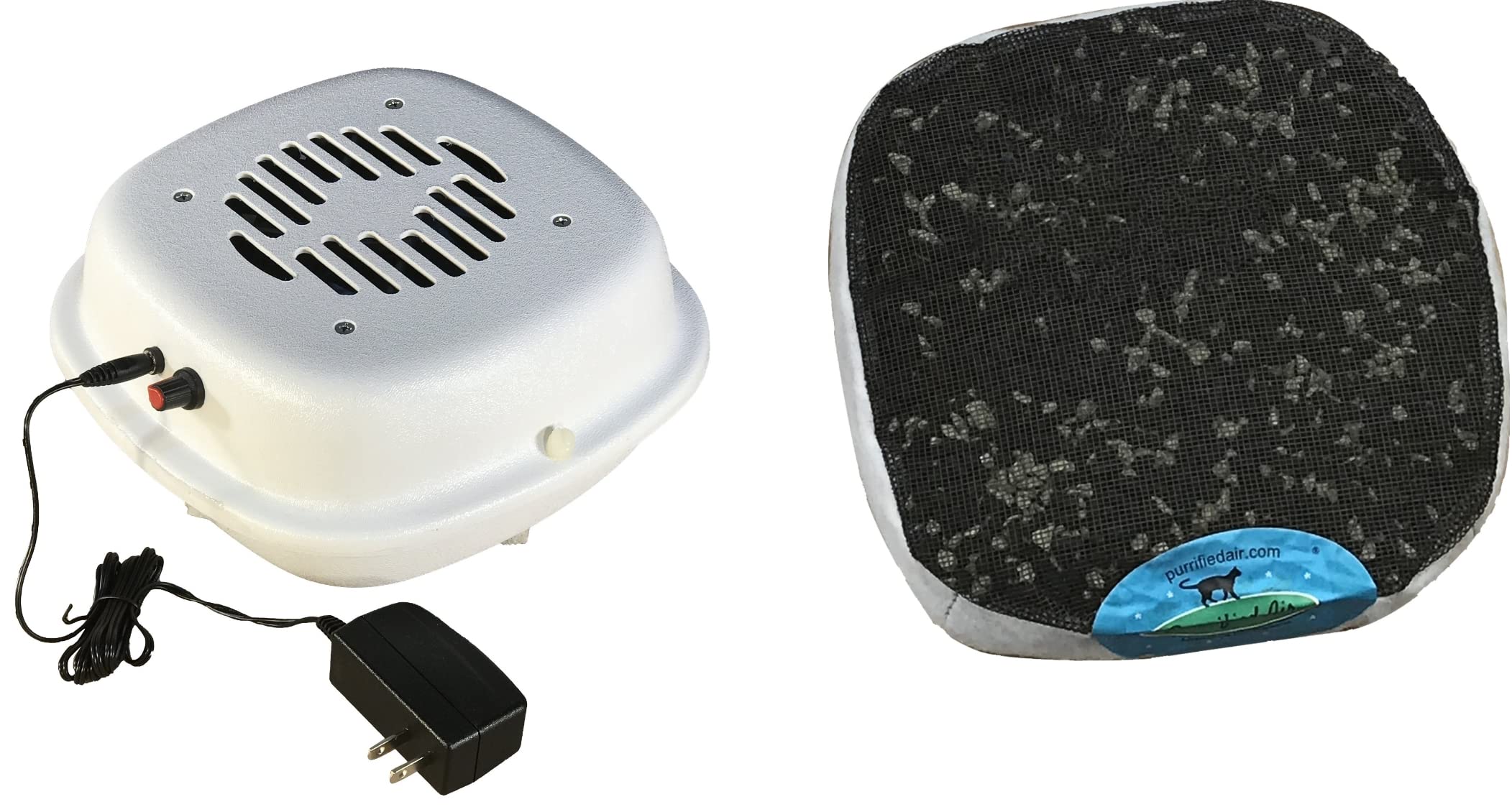 Product Bundle D - Includes one Purrified Air Litter Box Air Purifier, and a second Filter Media Pack - compare to separate item pricing