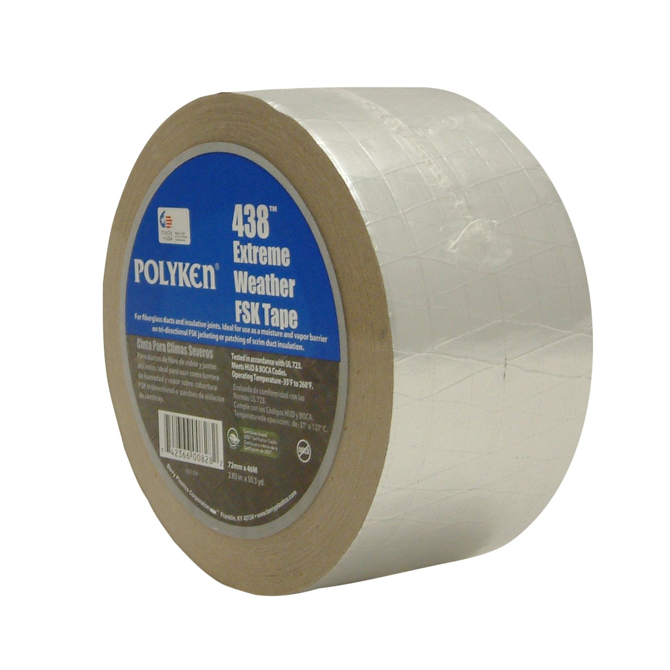 Amazon.com: Polyken Extreme Weather FSK (Foil/Scrim/Kraft) Tape