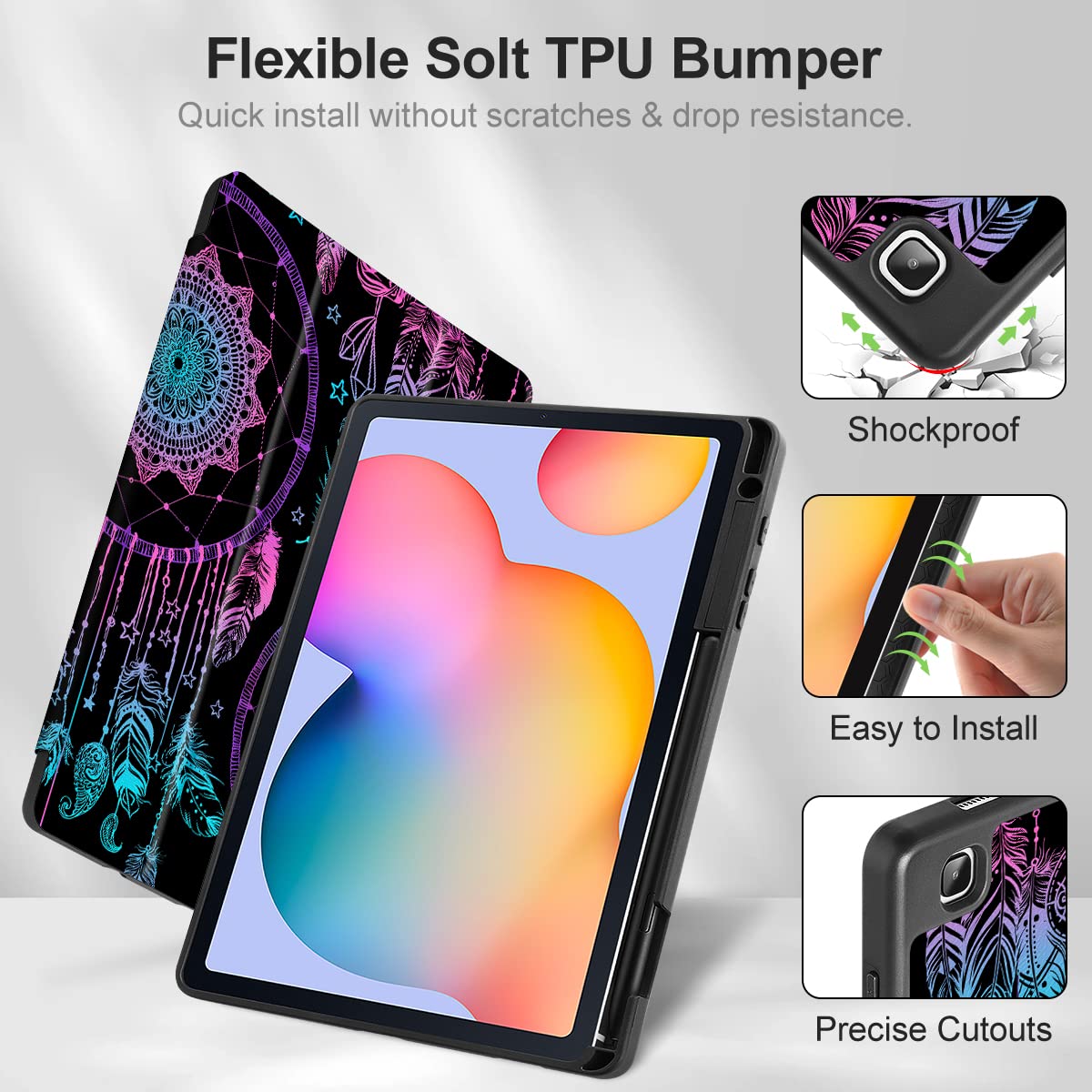 Amazon.com: Tuiklol for Samsung Tab S6 Lite 10.4 Inch Case 2024