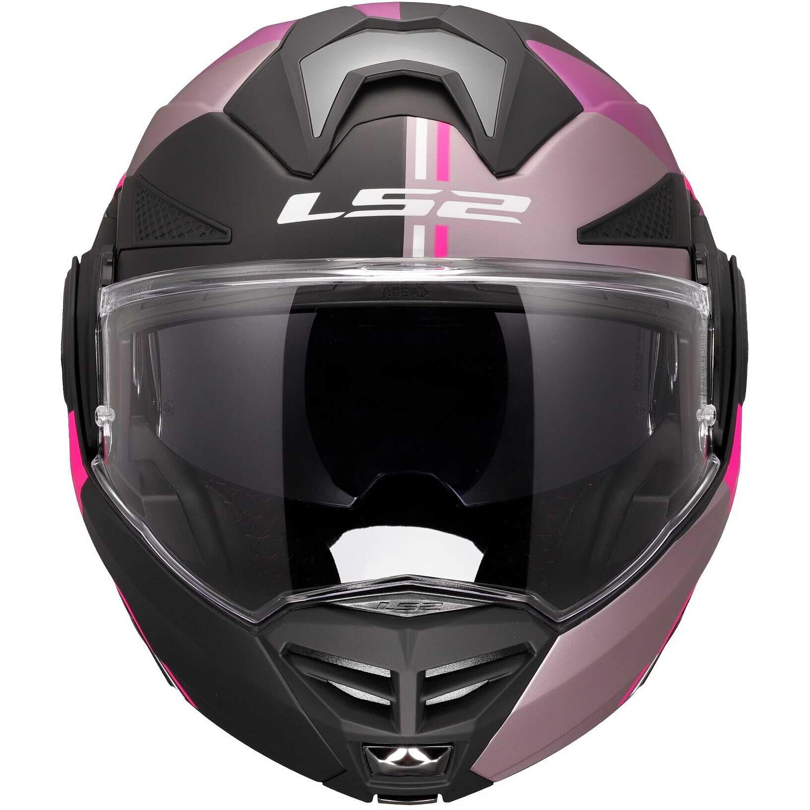 LS2, Casco Moto Modulare ADVANT X ULTRA Matt Grey Purple, M