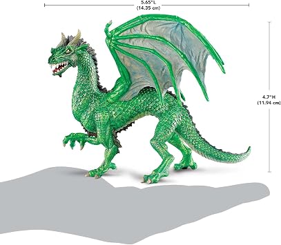 Safari Ltd. Forest Dragon Toy - 6 Inch Realistic Fantasy Figure for Kids