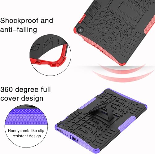 Miniatura 2 de Funda para tablet Kindle Fire Max de 11 pulgadas versión 2023, funda resistente con función atril (azul)