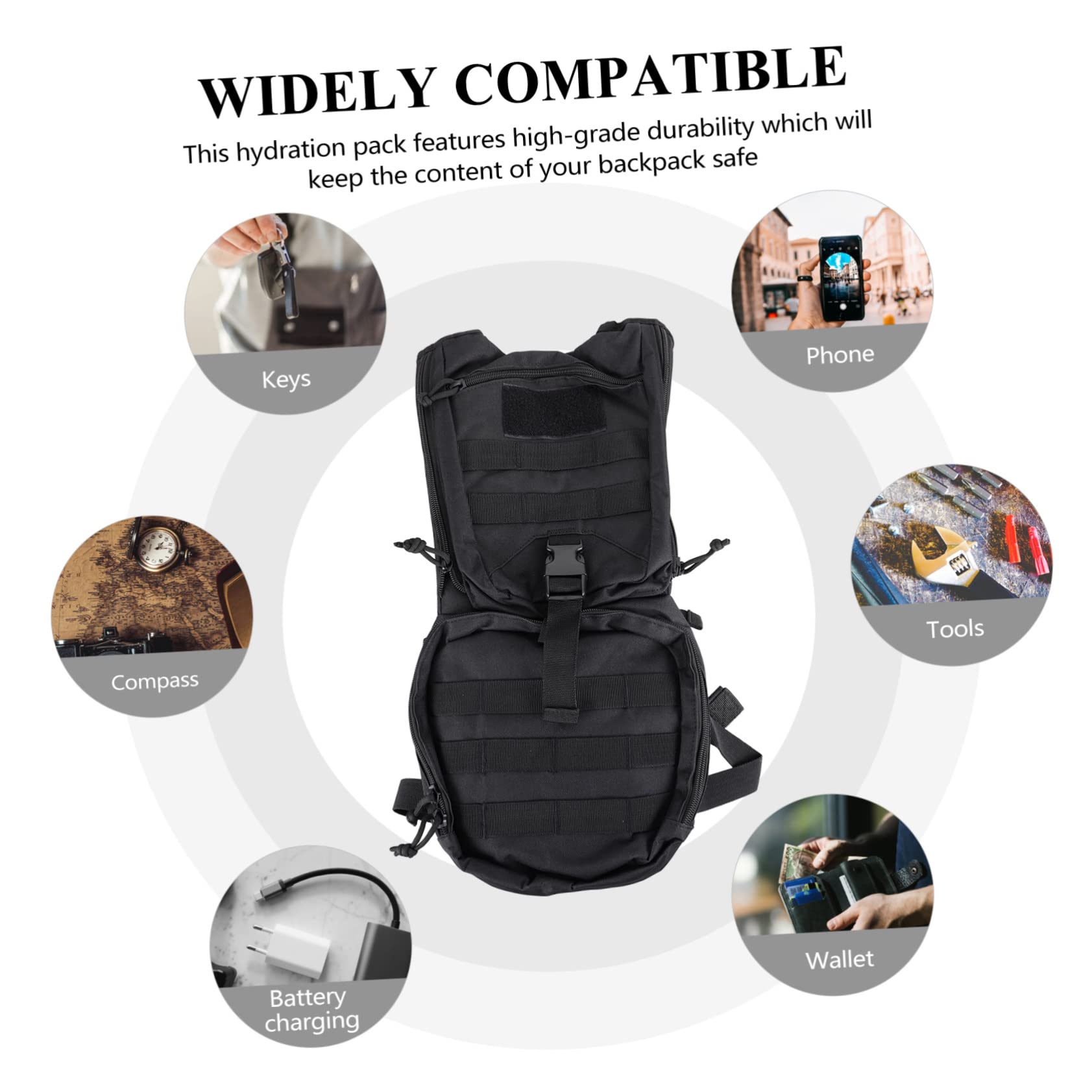 VICASKY Scratch Hydration Backpack for Biking Lightweight Storage Bag for Outdoor Sports Comfortable Fit Sturdy Buckle for Hiking and Riding Adventures No Bladder