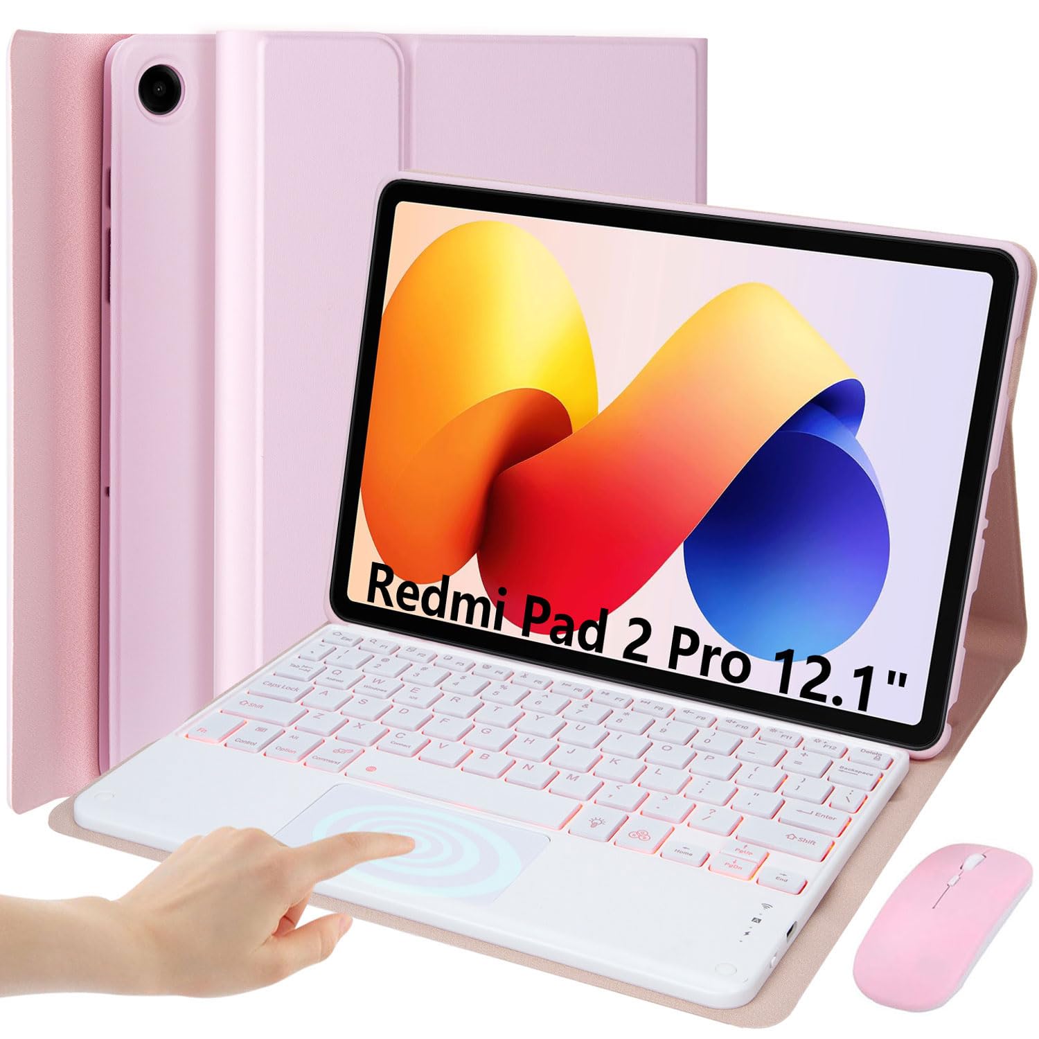 Funda con teclado para Poco Pad 12.1 ideal para estudiar y trabajar en cualquier café