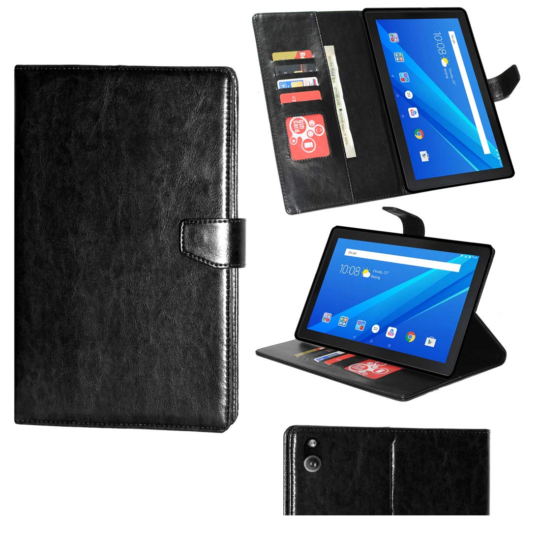Zaoma Diary Stand Flip Flap Case Cover for Lenovo Tab P10 10.1" Inch X705L, Model Number: ZA450000IN, Model Number: ZA450077IN Tablet Stand Flip Case Cover - Black (B08242Q4ZR) Amazon Price History, Amazon Price Tracker
