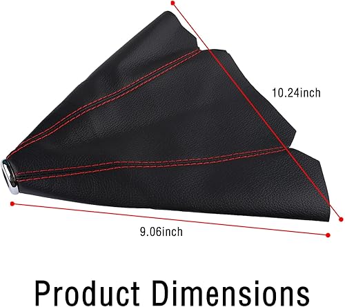 Miniatura 8 de Funda de cuero para palanca de cambios de automóvil, accesorios para decoración interior de automóvil, cubierta universal a prueba de polvo, para