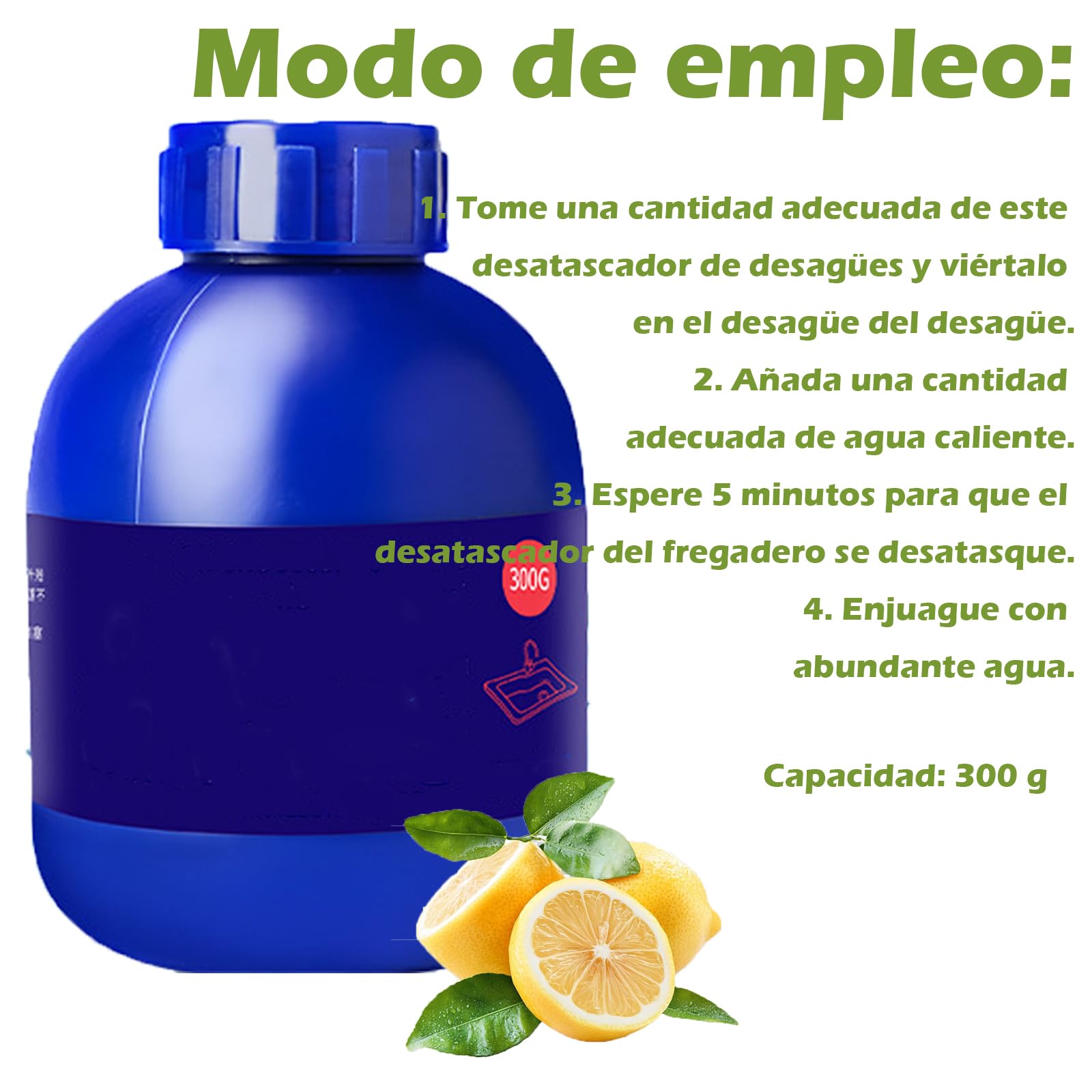 Pipe Bobo Desatascador, Pipe Bobo Drain Cleaner, Adecuado Para Lavabos, Duchas, Inodoros Y DesagüEs De Piso; Seguro Para Todas Las TuberíAs (3pcs)