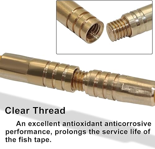 Vista 19 de Kit de cinta pescadora eléctrica de fibra de vidrio de 11 pies con 5 accesorios diferentes y herramienta de cinta pescadora en un estuche