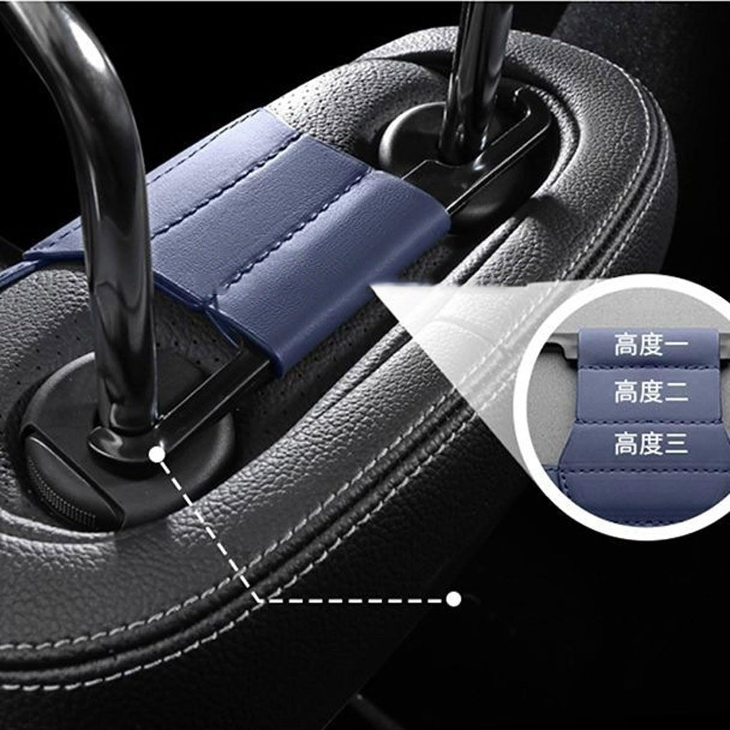 Generico Personalizzato Coprisedili auto accessori per MG ZS EV(2021-2024) coprisedile auto guidatore,Compatibile con Airbag Laterale Protezione Sedile Look Dinamico.